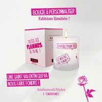 Bougie parfumée rose ancienne @tendreroméo pour Ambiance & Styles - Visuel 0